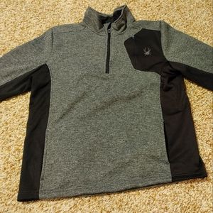SPYDER 1/4 Zip pullover size Large